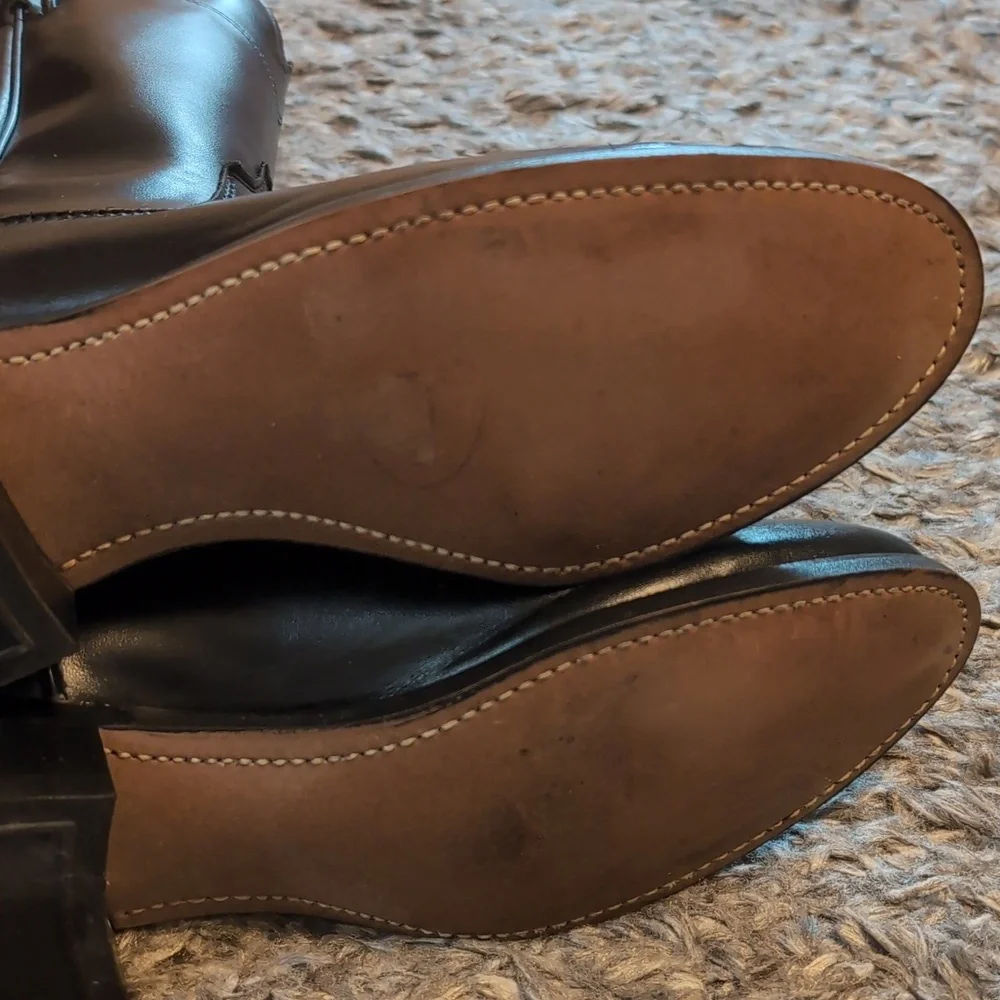 Larado Black Leather Cowboy Boots - Picture 8 of 8
